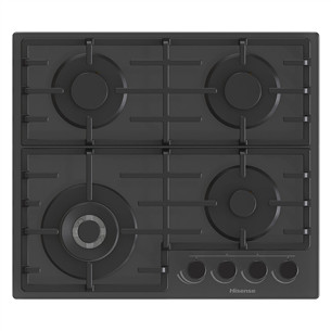 Hisense, plotis 60 cm, juoda - Įmontuojama dujinė kaitlentė