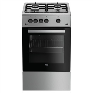 Beko, 60 L, plotis 50 cm, nerūdijančio plieno - Viryklė