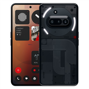 Nothing Phone (3a), 12 GB, 256 GB, juodas - Išmanusis telefonas