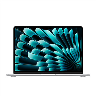 Apple MacBook Air 13 (2025), M4, 10C/8C, 16 GB, 256 GB, RUS, sidabro spalvos - Nešiojamasis kompiuteris