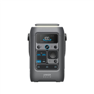 Anker Solix C300X DC, 300 W, 288 Wh, pilkas - Nešiojamas maitinimo šaltinis