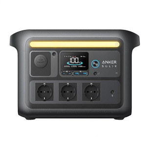 Anker Solix C800X, 768 Wh, 1200 W, pilkas - Nešiojamas maitinimo šaltinis