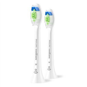 Philips Sonicare Optimal White, 2 vnt., balti - Dantų šepetėlių antgaliai
