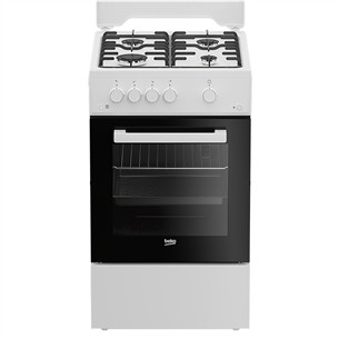 Beko, 60 L, plotis 50 cm, balta - Viryklė