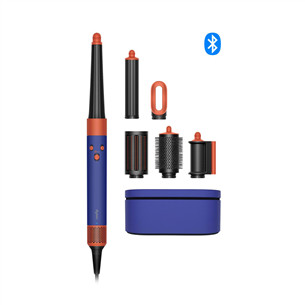 Dyson Airwrap i.d.™, Bluetooth®, 1300 W, Vinca Blue/Topaz - Daugiafunkcis plaukų formavimo prietaisas