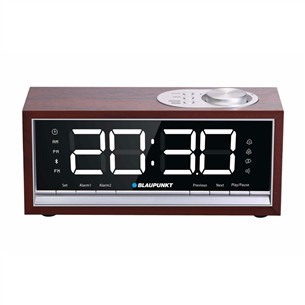 Blaupunkt Clockradio CR60BT, rudas - Radijo žadintuvas