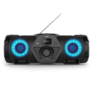 JVC BoomBlaster RV-NB300DAB, FM, DAB, Bluetooth, juoda - Magnetola
