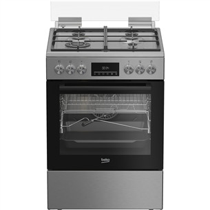 Beko, 72 L, plotis 60 cm, nerūdijančio plieno - Viryklė