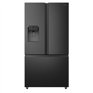 Hisense, NoFrost, 612 L, aukštis 179 cm, juodas - SBS Šaldytuvas