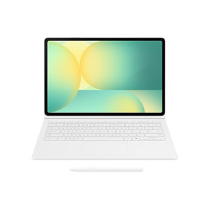 Samsung Book Cover Keyboard, Galaxy Tab S10 FE+, AI Key,  baltas - Dėklas su klaviatūra