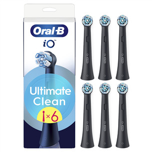 Braun Oral-B UltimateClean, 6 vnt., juodi - Dantų šepetėlių antgaliai