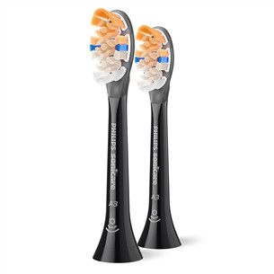 Philips Sonicare Premium All-in-One, 2 vnt., juodi - Dantų šepetėlių antgaliai