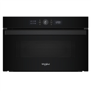 Whirlpool, 31 L, 1000 W, juoda - Įmontuojama mikrobangų krosnelė su griliu