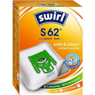 Swirl Micropor S 62, 4 vnt. - Dulkių maišeliai