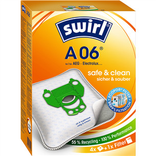 Swirl Micropor A 06, 4 vnt. - Dulkių maišeliai