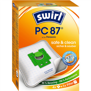 Swirl Micropor PC 87, 4 vnt. - Dulkių maišeliai