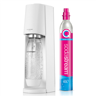 Soda Stream Terra, baltas - Gazuotų gėrimų gaminimo aparatas
