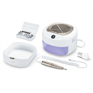 Beurer StudioNails Pro, 3-in-1, baltas - Manikiūro/pedikiūro rinkinys