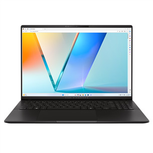 Asus Vivobook S 16 OLED, 16'', 3.2K, 120 Hz, OLED, Ryzen 7, 16 GB, 1 TB, juodas - Nešiojamasis kompiuteris