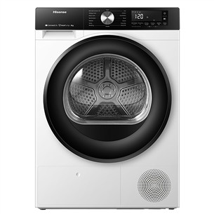 Hisense, 8 kg, gylis 55 cm - Džiovyklė