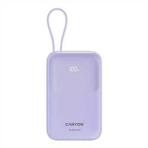Canyon OnPower 101, 10 000 mAh, violetinė - Išorinė baterija