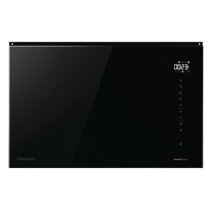 Hisense, 25 L, 1450 W, juoda - Įmontuojama mikrobangų krosnelė su griliu