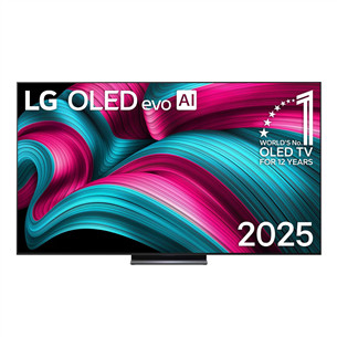 LG OLED evo AI C5, 83'', 4K UHD, OLED, juodas - Televizorius