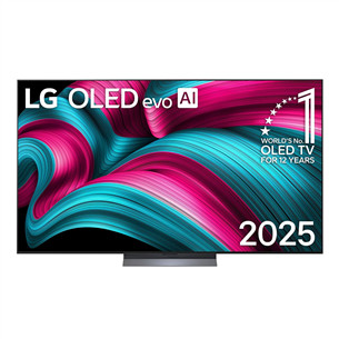 LG OLED evo AI C5, 77'', 4K UHD, OLED, juodas - Televizorius