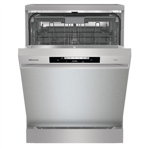 Hisense, 16 komplektų talpa, plotis 60 cm, pilka - Indaplovė