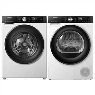 Hisense, 9 kg + 8 kg - Skalbimo mašina su džiovykle
