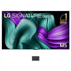 LG Signature OLED Evo AI M5, 97'', 4K UHD, OLED, juodas - Televizorius