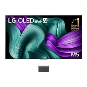 LG Signature OLED Evo AI M5, 77'', 4K UHD, OLED, juodas - Televizorius