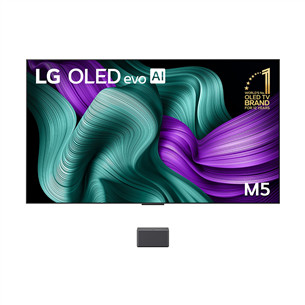 LG Signature OLED Evo AI M5, 83'', 4K UHD, OLED, juodas - Televizorius