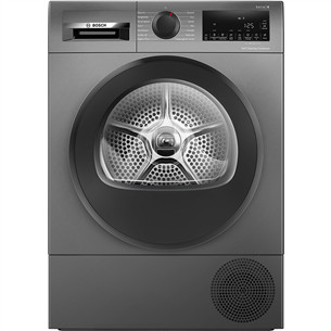 Bosch, Series 6, 9 kg, gylis 61.3 cm, pilka - Džiovyklė