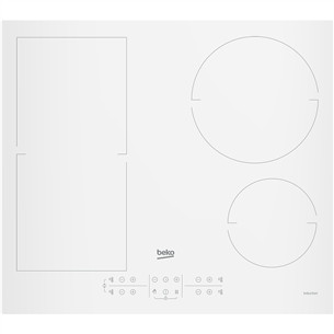 Beko, plotis 58 cm, balta - Įmontuojama indukcinė kaitlentė