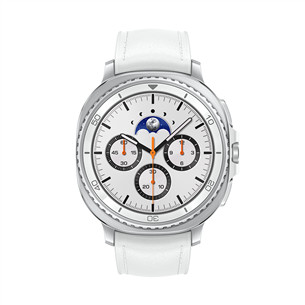 Samsung Watch8 Classic, 46 mm, LTE, baltas - Išmanusis laikrodis