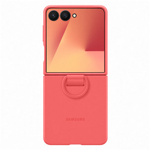 Samsung Silicone case, Galaxy Flip7, raudonas - Dėklas