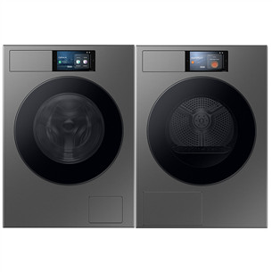 Samsung, 9 kg + 9 kg, tamsios sidabro spalvos - Skalbimo mašina su džiovykle