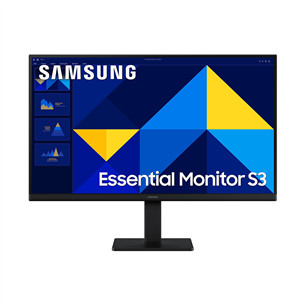 Samsung Essential S3, 24'', Full HD, IPS, juodas - Monitorrius
