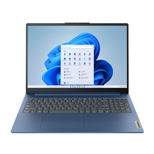 Lenovo IdeaPad Slim 3 16ABR8, 16'', WUXGA, Ryzen 7, 16 GB, 512 GB, ENG, mėlynas - Nešiojamasis kompiuteris