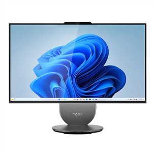Lenovo Yoga AIO 27IAH10, 27'', QHD, IPS, 120 Hz, Ultra 9, 16 GB, 1 TB, RTX 4050, pilkas - Stacionarus kompiuteris