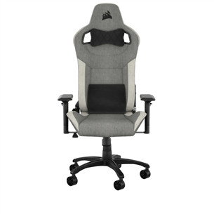 Corsair T3 RUSH Fabric, pilka/balta - Žaidimų kėdė