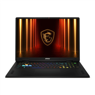 MSI Vector 18 HX, 18'', QHD+, 240 Hz, Ultra 9, 32 GB, 2 TB, RTX 5080, ENG, pilkas - Nešiojamasis kompiuteris