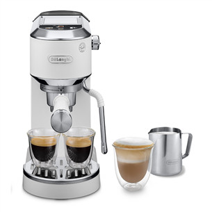 DeLonghi Dedica Duo, baltas - Rankinis kavos aparatas