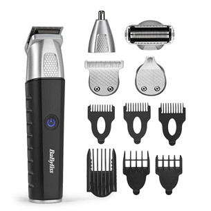 BaByliss Lithium Power 11-in-1, juodas/nerūdijančio plieno - Kūno skustuvas