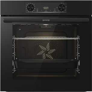 Gorenje, 77 L, pirolizė, juoda - Įmontuojama orkaitė