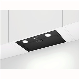 Electrolux, 600 m³/val., plotis 53 cm, juodas - Įmontuojamas gartraukis