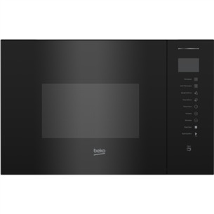 Beko, 25 L, 1450 W, juoda - Įmontuojama mikrobangų krosnelė su griliu