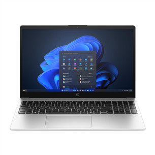 HP 250R G10, 15,6'', SVA, Core 5, 32 GB, 512 GB, ENG, sidabro spalvos - Nešiojamasis kompiuteris