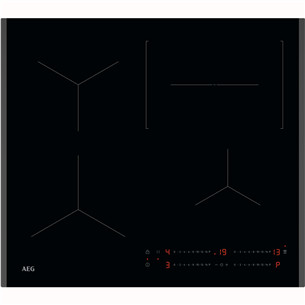 AEG 5000 Series, Hob2Hood, plotis 59 cm, juoda - Įmontuojama indukcinė kaitlentė